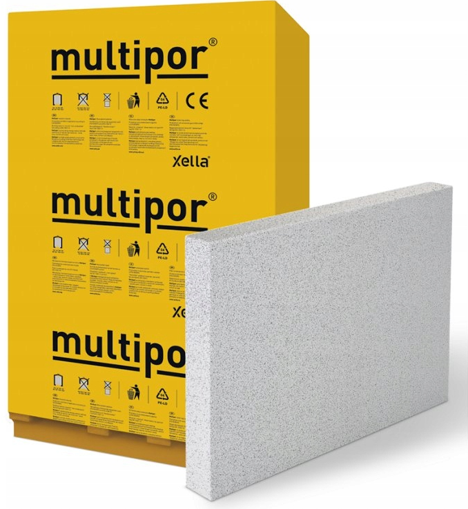 YTONG MULTIPOR M4 18.0 CM, beton komórkowy, gazobeton, pustak, suporeks, siporex firmy Xella , Paleta= 36 sztuk