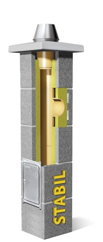 Komin ceramiczny Schiedel Stabil fi 180 11m