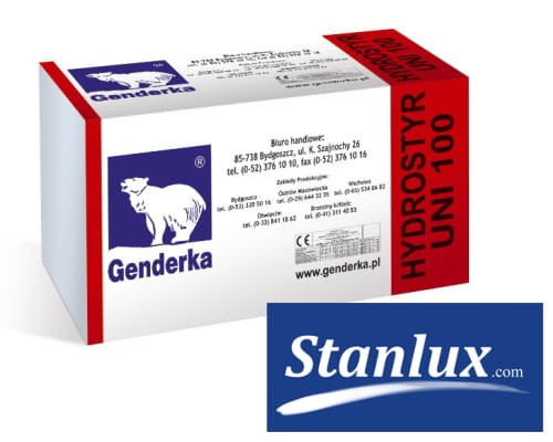 GENDERKA Styropian Fundamentowy HYDROSTYR UNI 100