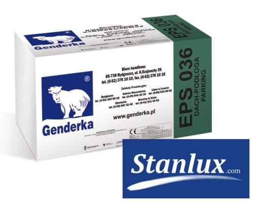 GENDERKA Styropian EPS 036 DACH-PODŁOGA-PARKING