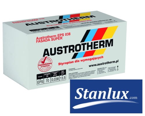 AUSTROTHERM Styropian EPS 038 FASADA SUPER (CS 70)