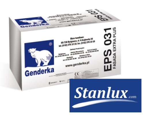 GENDERKA Styropian EPS 031 FASADA EXTRA PLUS